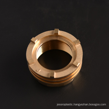 Yellow Copper Brass Hex Nut